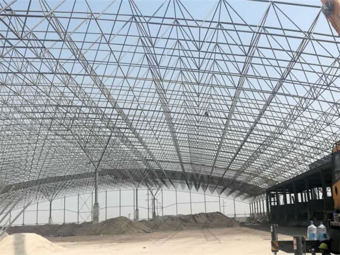 邵武钢厂料仓网架工程